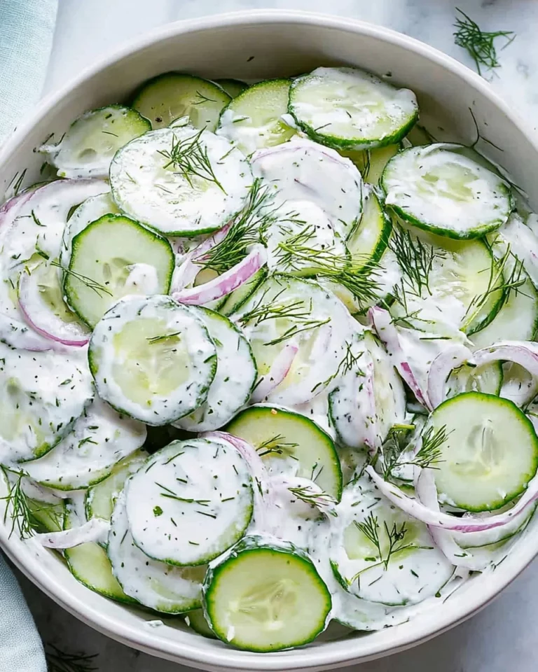 Creamy Cucumber Salad