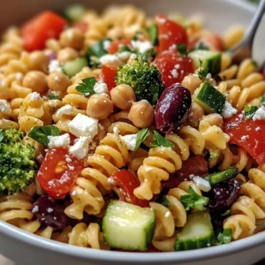 Creamy High Protein Pasta Salad