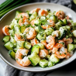 Cucumber Shrimp Salad