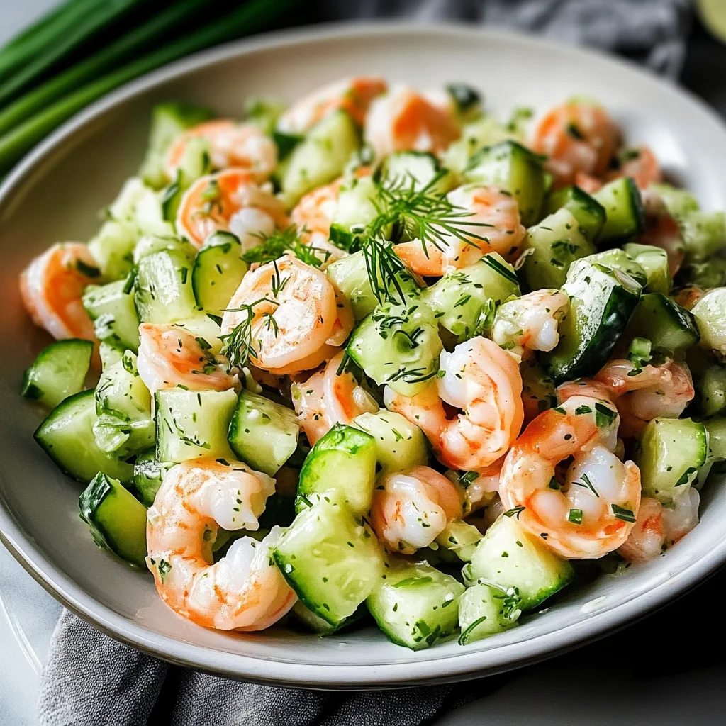 Cucumber Shrimp Salad