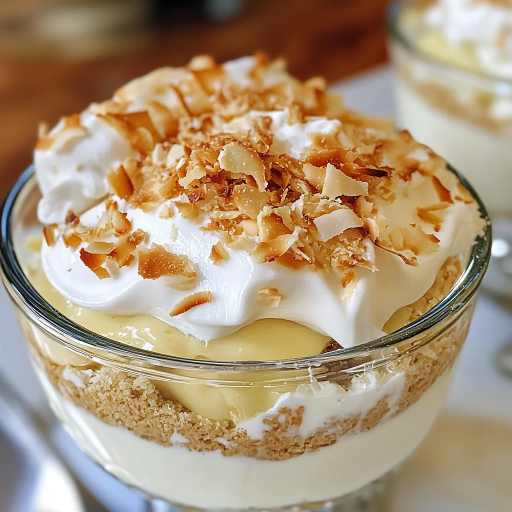 Easy Coconut Cream Trifle