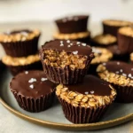 Easy No Bake Peanut Butter Oat Cups