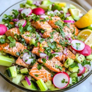 Flaky Salmon Salad