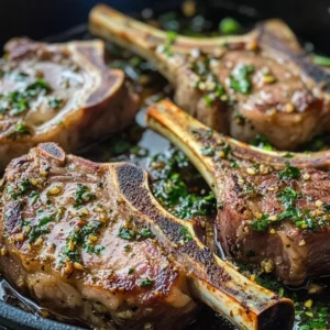 Garlic and Herb Crusted Lamb Chops Recipe