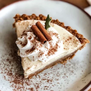 Gingerbread Cream Pie