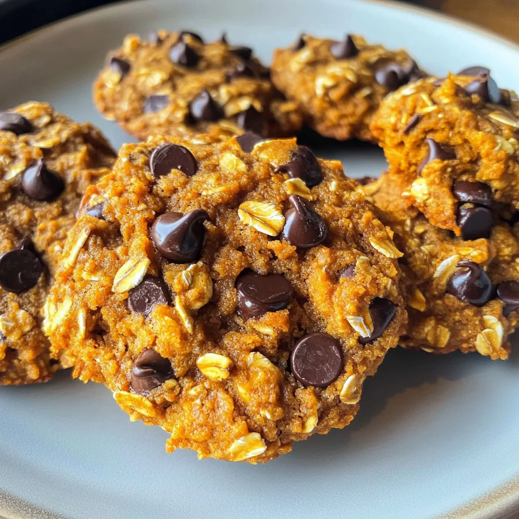 Gluten Free Pumpkin Oatmeal Cookies