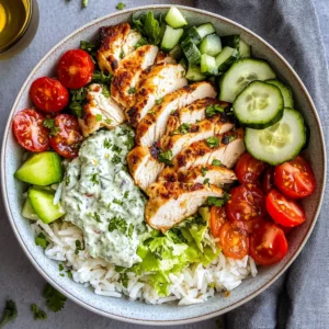 Greek Chicken Bowls