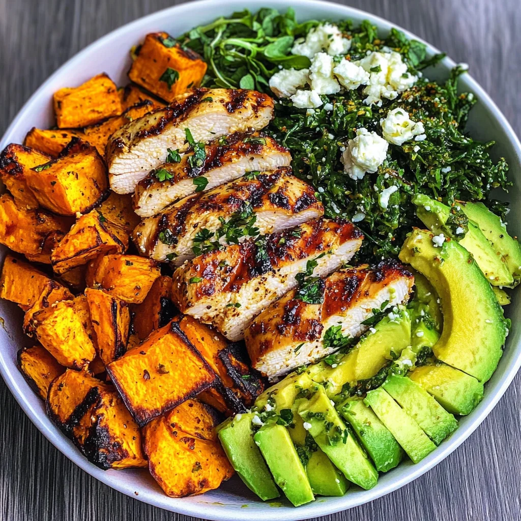 Grilled Chicken & Sweet Potato Bowl