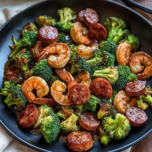 Honey Garlic Shrimp With Sausage and Broccoli: A Delightful Dish