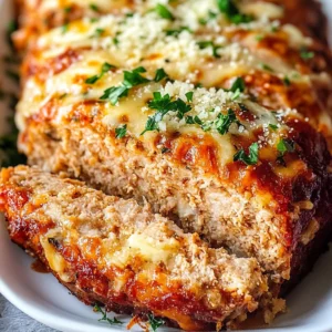 Juicy Garlic Parmesan Chicken Meatloaf: Comfort Food Delight