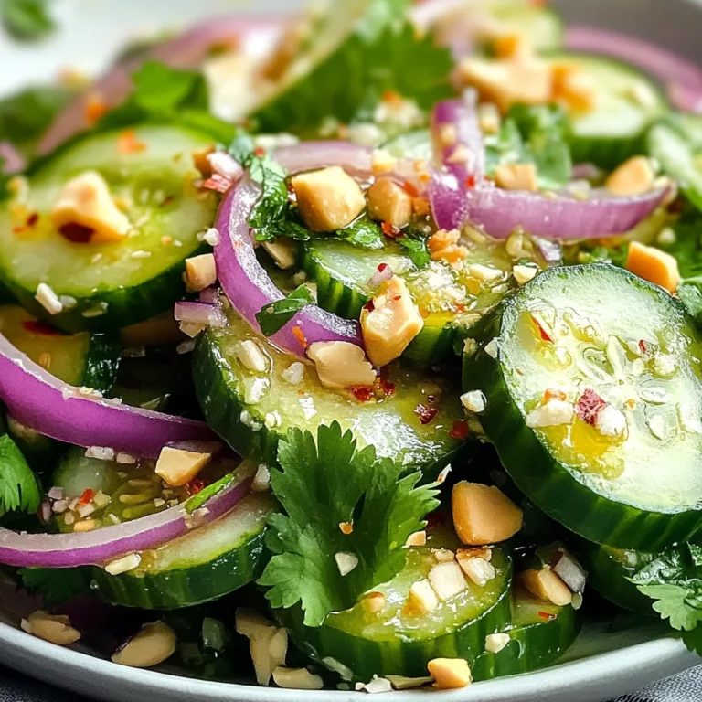 Juicy Thai Cucumber Salad