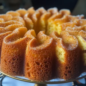 Lemon Honeycomb Cake