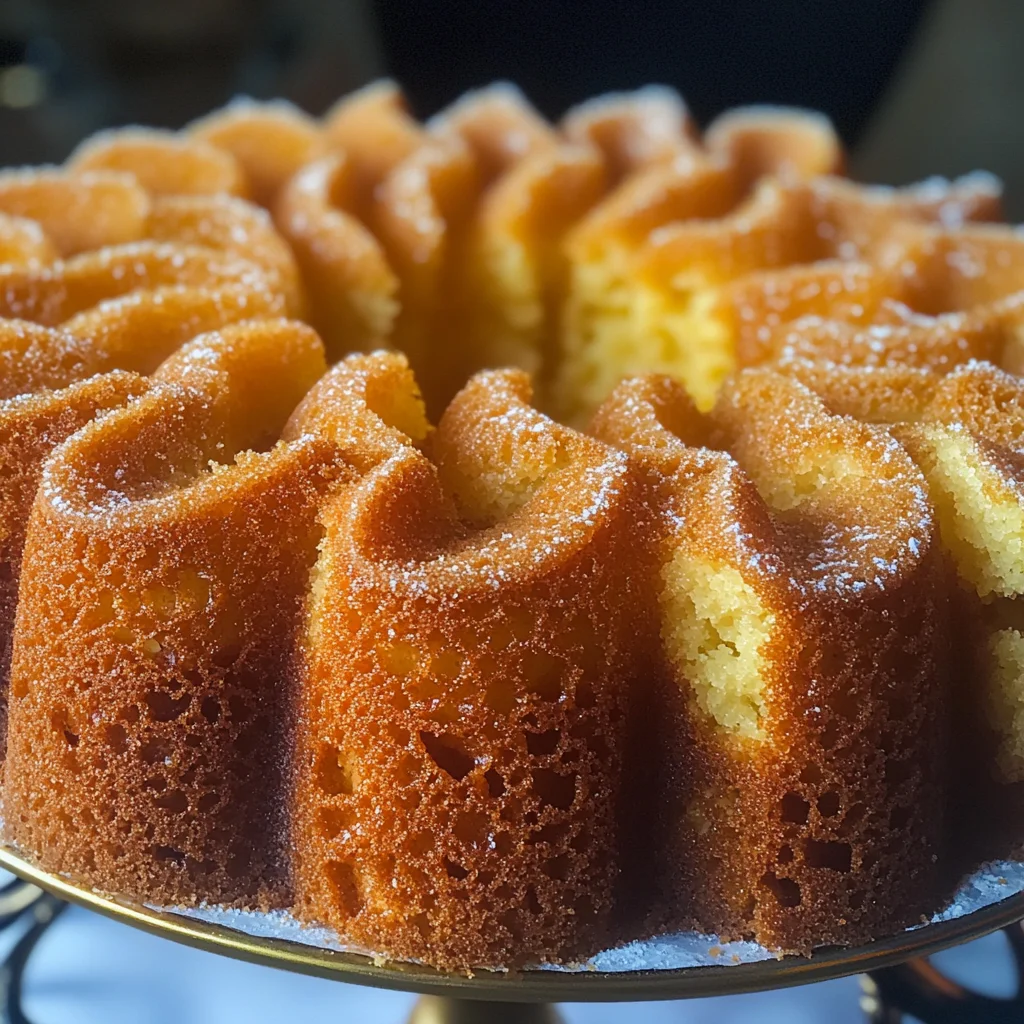 Lemon Honeycomb Cake