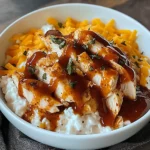 Macro Friendly BBQ Ranch Chicken Bowl with 42g of Protein