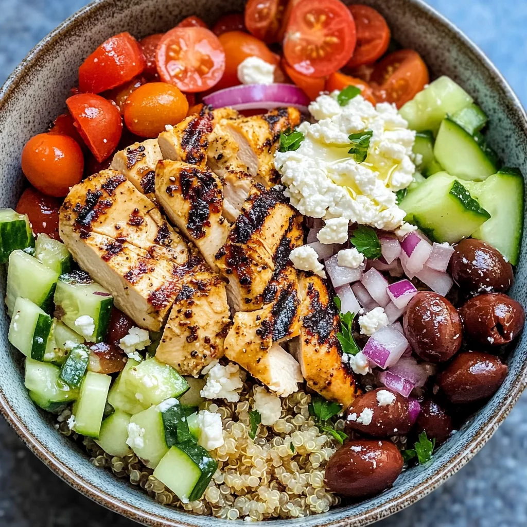 Mediterranean Chicken Bowl