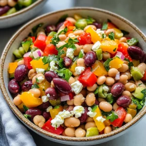 Mediterranean Dense Bean Salad (Viral TikTok Recipe)