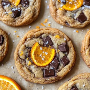 Orange Dark Chocolate Chunk Cookies Recipe