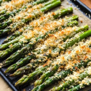 Oven Roasted Garlic Parmesan Asparagus