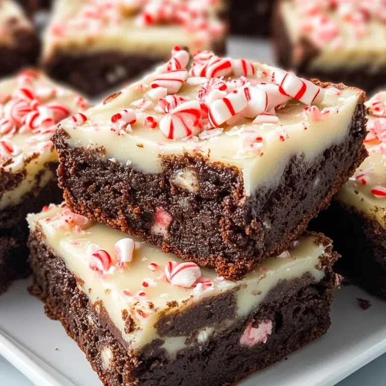 Peppermint Bark Brownies