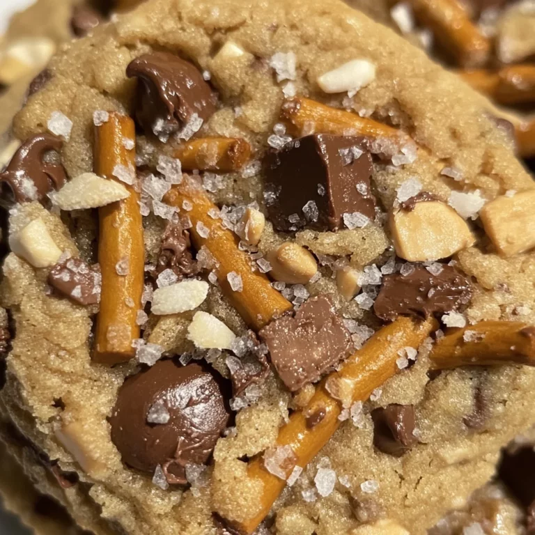 Pretzel Toffee Chocolate Chip Cookies
