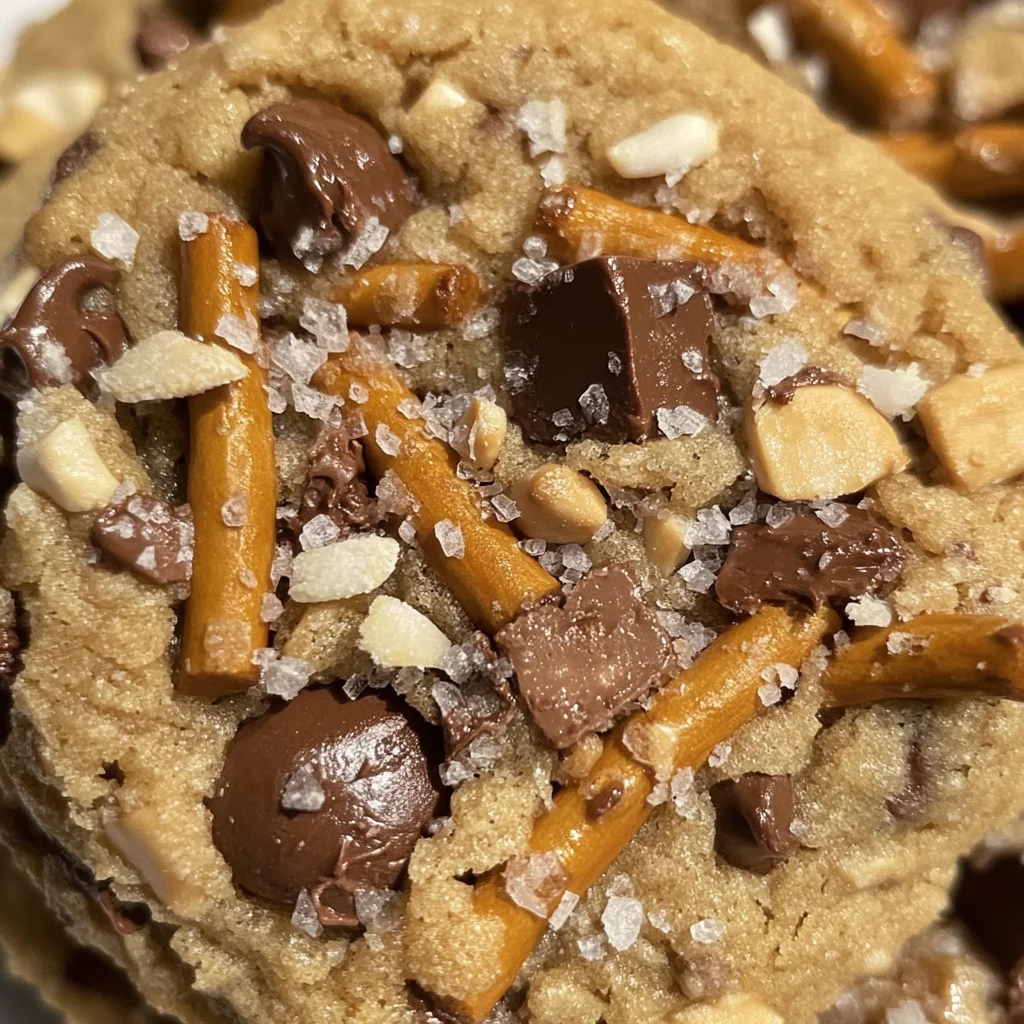Pretzel Toffee Chocolate Chip Cookies