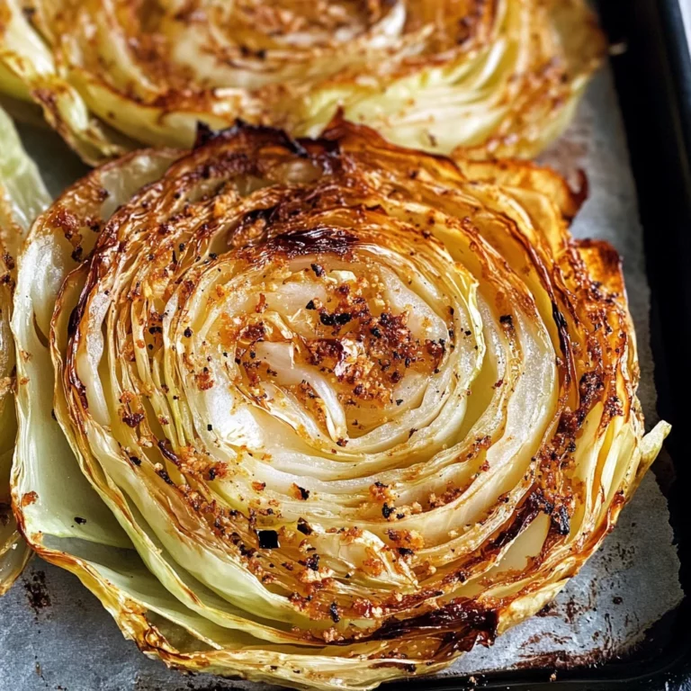 Roasted Cabbage Steaks Recipe