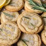 Rosemary Cookies with Lemon Sugar