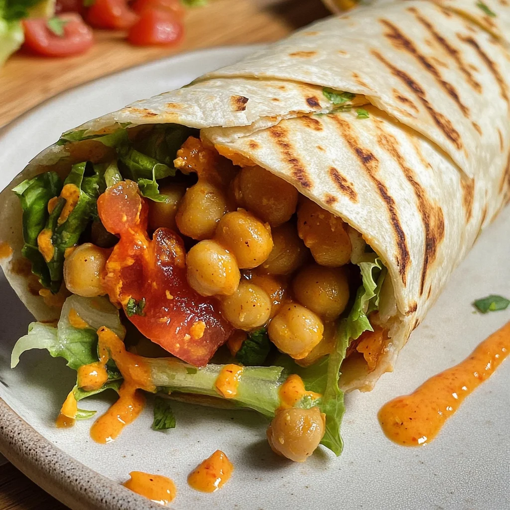 Spicy Buffalo Chickpea Wraps: A Flavorful Plant-Based Delight