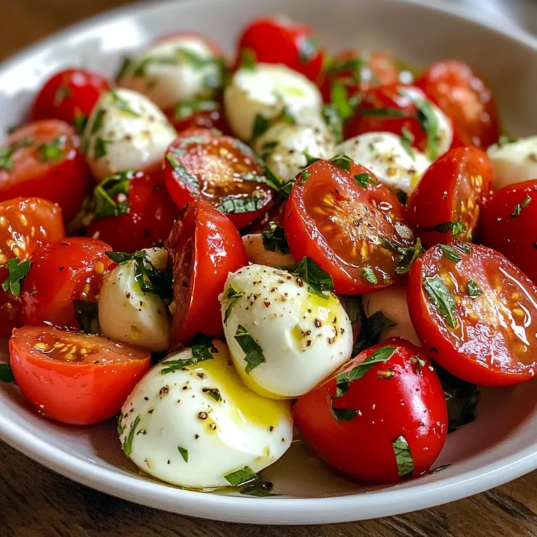 Tasty Tomato Mozzarella Salad