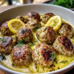 The Softest and Juiciest Greek Meatballs in Lemon Sauce