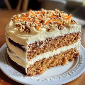 arrot Cake with Cream Cheese Frosting