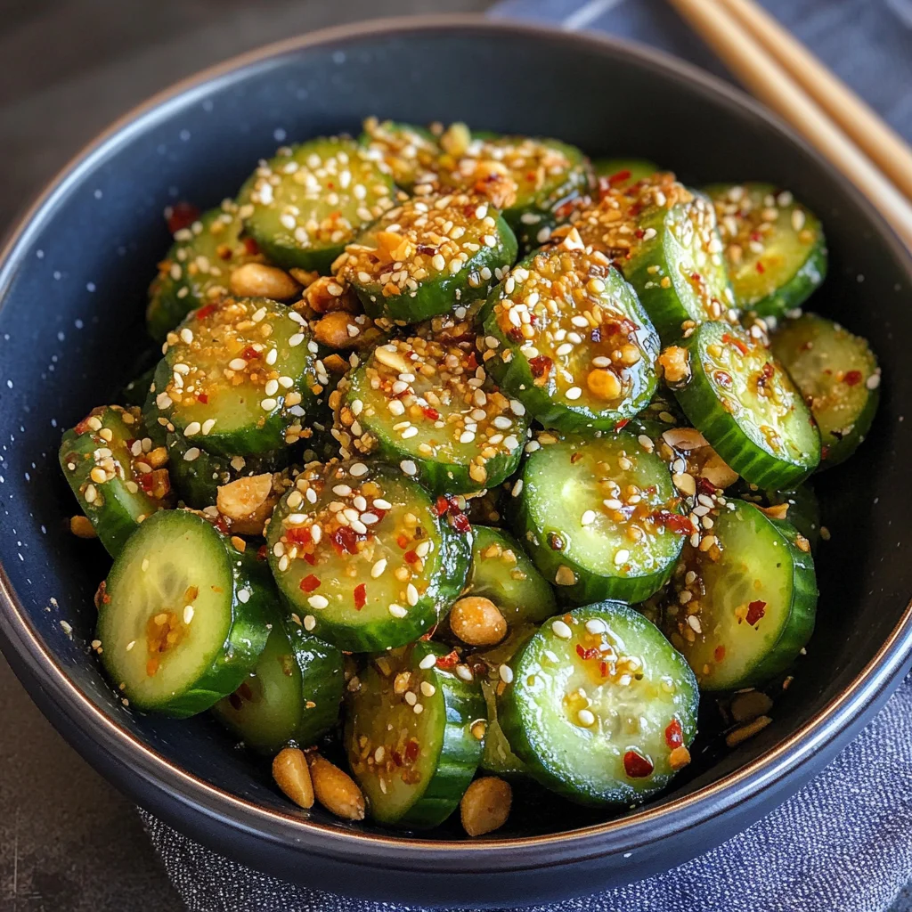 Asian Cucumber Salad (5 Minute)