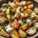Baked Feta Potatoes