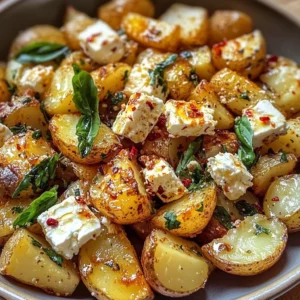 Baked Feta Potatoes