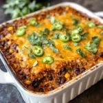 Beef Enchilada Casserole with Rice