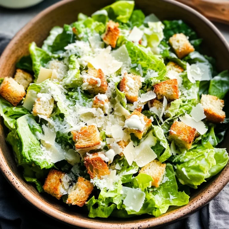 Best Caesar Salad Recipe with Salad Dressing from Scratch