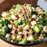 Broccoli Apple Quinoa Salad