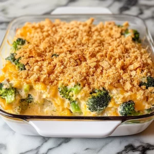 Broccoli Casserole with Ritz Crackers