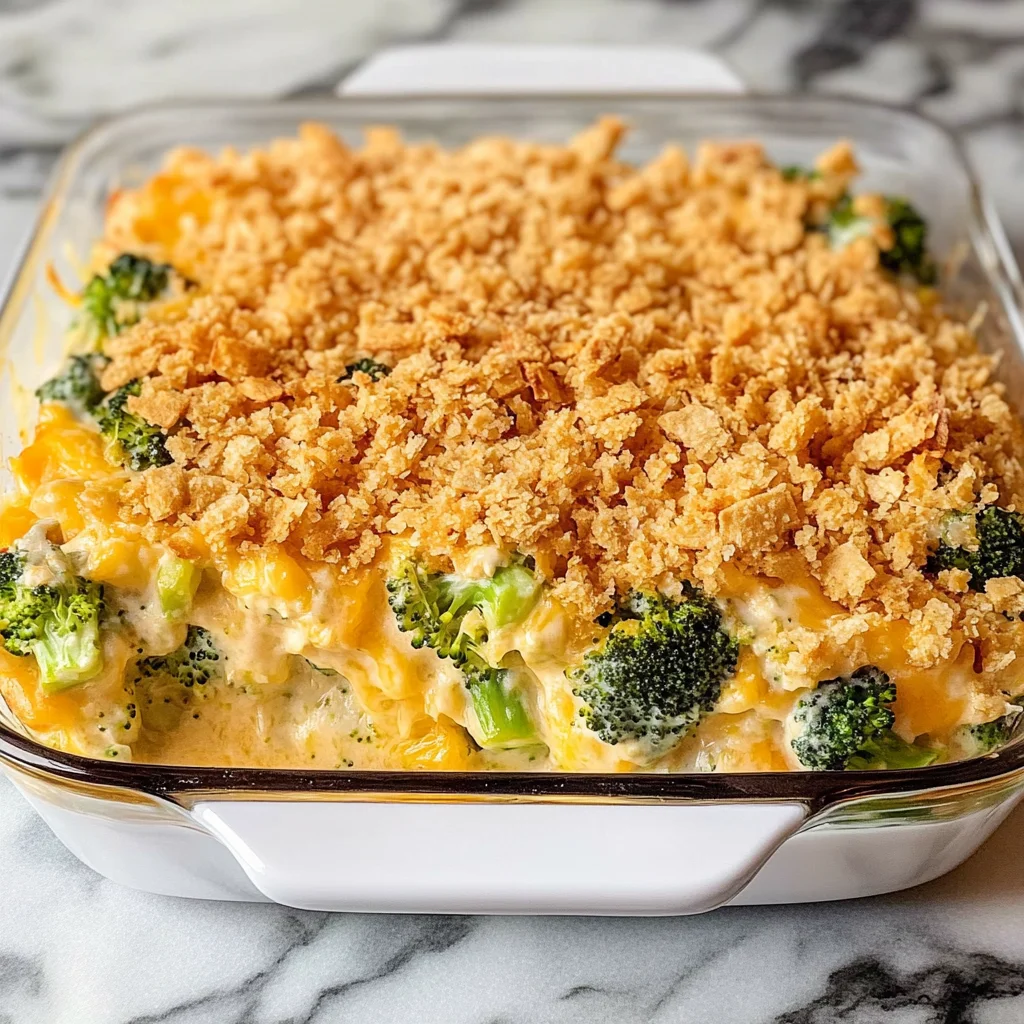 Broccoli Casserole with Ritz Crackers