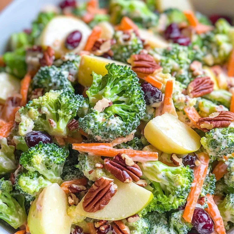 Broccoli Salad Recipe with Creamy Lemon Dressing (VIDEO)