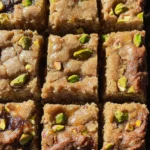 Brown Butter and Honey Pistachio Cookie Bars Recipe