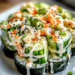 California Roll Cucumber Salad: Refreshing, No-Cook Delight