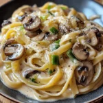 Caramelized Leek and Mushroom Gruyere Pasta