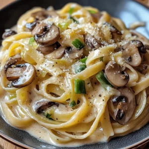 Caramelized Leek and Mushroom Gruyere Pasta