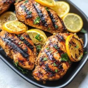 Citrus Dijon Grilled Chicken (Marinade)