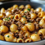 Creamy Beef and Shells