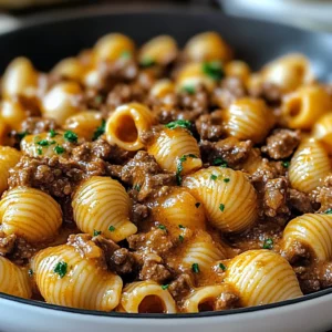 Creamy Beef and Shells