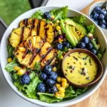 Creamy Citrus Dressing + Grilled Pineapple Salad