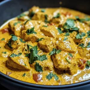 Creamy Homemade Chicken Korma Perfect with Flatbread or Rice