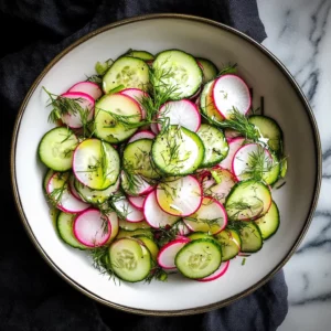 Cucumber Radish Salad
